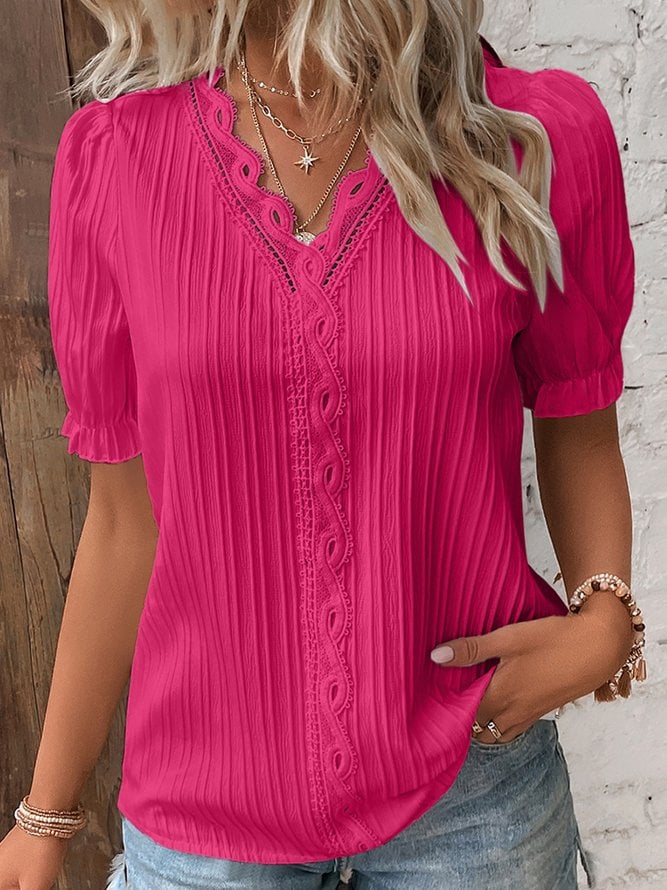 Elegant V-Neck Shirt for Women