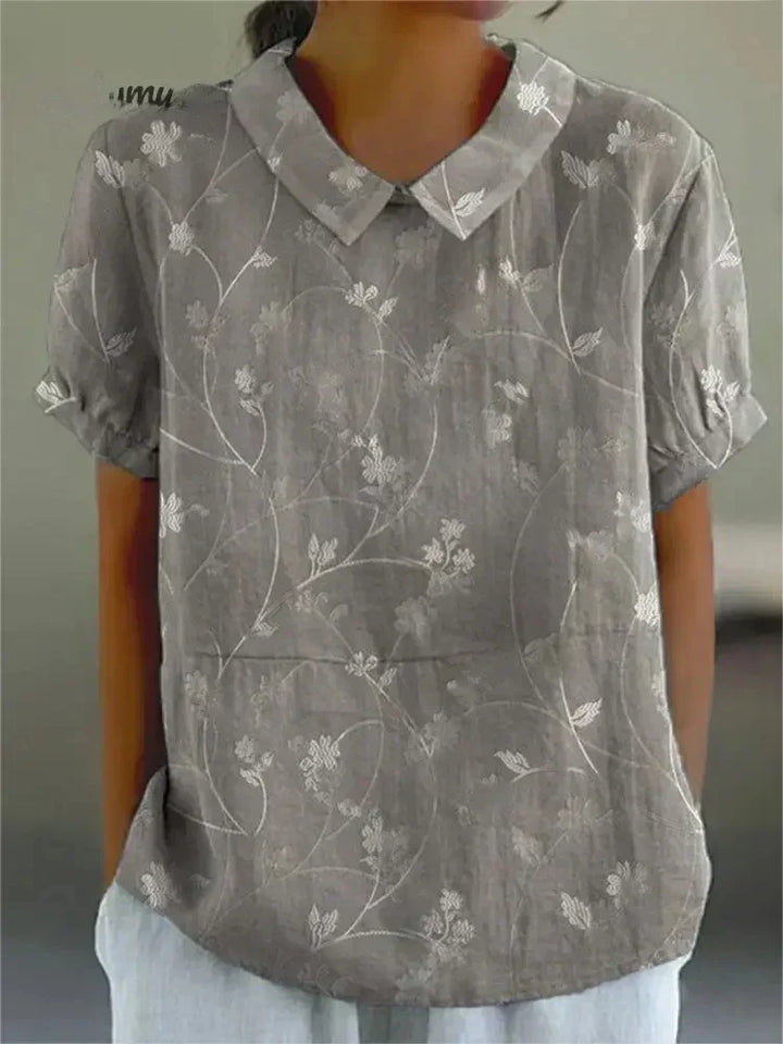 Blouse with Floral Print for Women