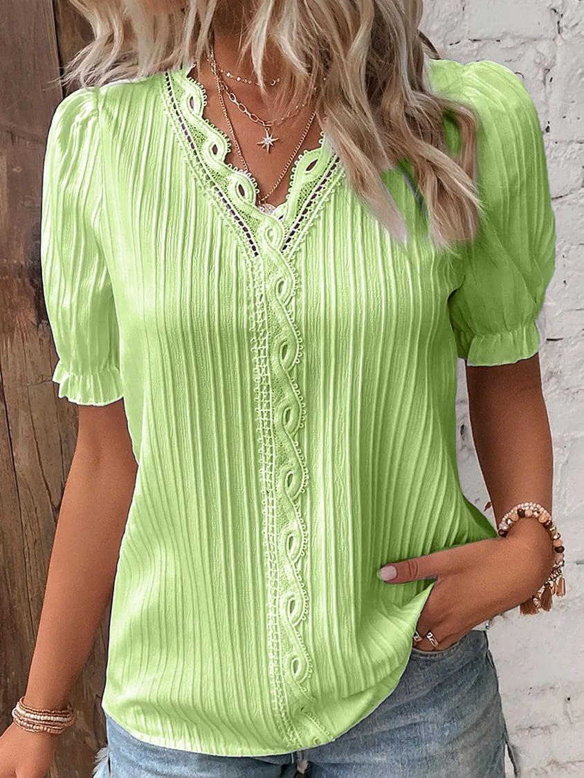 Elegant V-Neck Shirt for Women