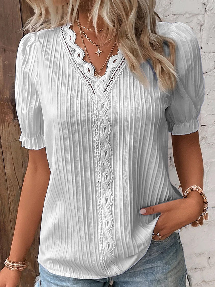 Elegant V-Neck Shirt for Women