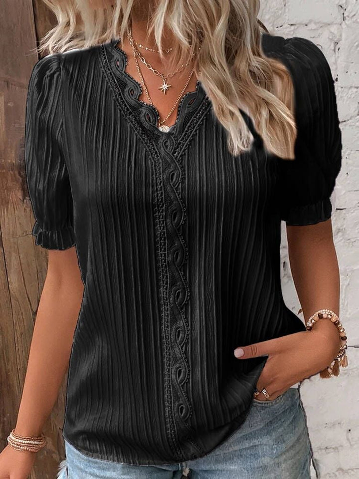 Elegant V-Neck Shirt for Women