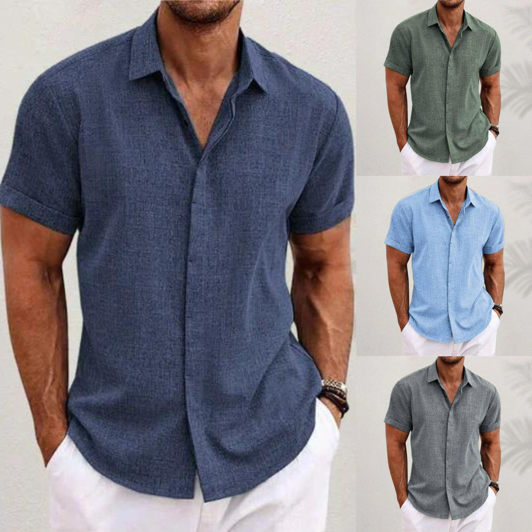 Cotton-Linen Shirt for Men