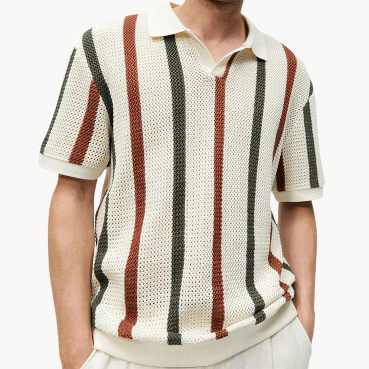 Kurt | Stylish Striped Polo