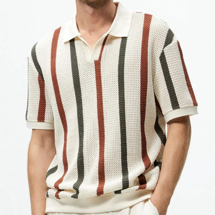 Kurt | Stylish Striped Polo