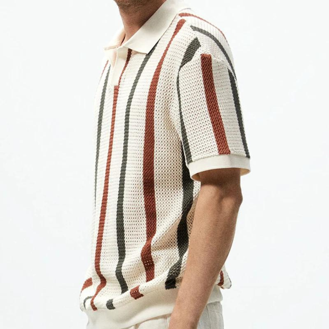 Kurt | Stylish Striped Polo