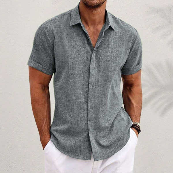 Cotton-Linen Shirt for Men