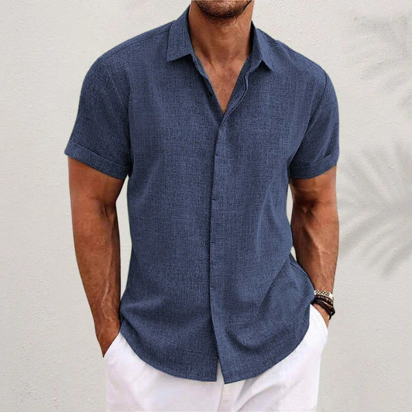 Cotton-Linen Shirt for Men