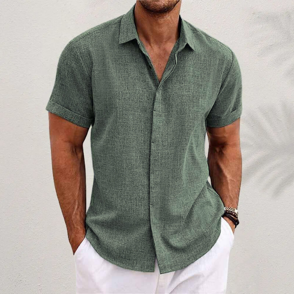 Cotton-Linen Shirt for Men