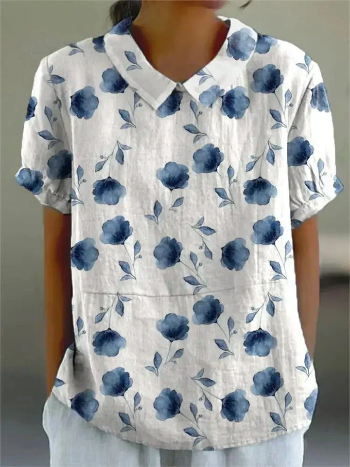 Blouse with Floral Print for Women